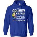 Hairstylist T-Shirt I Am A Grumpy Hairstylist To Stupidity In Sarcasm Tee Gifts Tee Shirt CustomCat