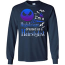 Hairstylist T-Shirt I'm a Nightmare Dressed As A Hairstylist for Halloween Holiday Tee Gifts Tee Shirt CustomCat