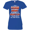 Hairstylist T-Shirt I'm a Proud Daddy OF A Pretty Hairstylist for Father Day Gifts Tee Shirt CustomCat