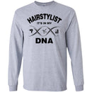 Hairstylist T-Shirt In My DNA Is Hairdressing Tools And Hairstylist CustomCat