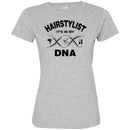Hairstylist T-Shirt In My DNA Is Hairdressing Tools And Hairstylist CustomCat