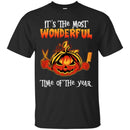 Hairstylist T-Shirt It's The Most Wonderful Time Of The Year For Funny Halloween Gift Tee Shirt CustomCat