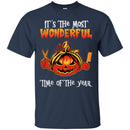 Hairstylist T-Shirt It's The Most Wonderful Time Of The Year For Funny Halloween Gift Tee Shirt CustomCat