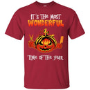 Hairstylist T-Shirt It's The Most Wonderful Time Of The Year For Funny Halloween Gift Tee Shirt CustomCat
