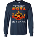 Hairstylist T-Shirt It's The Most Wonderful Time Of The Year For Funny Halloween Gift Tee Shirt CustomCat