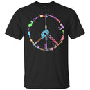 Hairstylist T-Shirt Peace Shape Is Made By Hairdressing Tools Symbol Tee Gifts Tee Shirt CustomCat