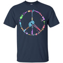 Hairstylist T-Shirt Peace Shape Is Made By Hairdressing Tools Symbol Tee Gifts Tee Shirt CustomCat