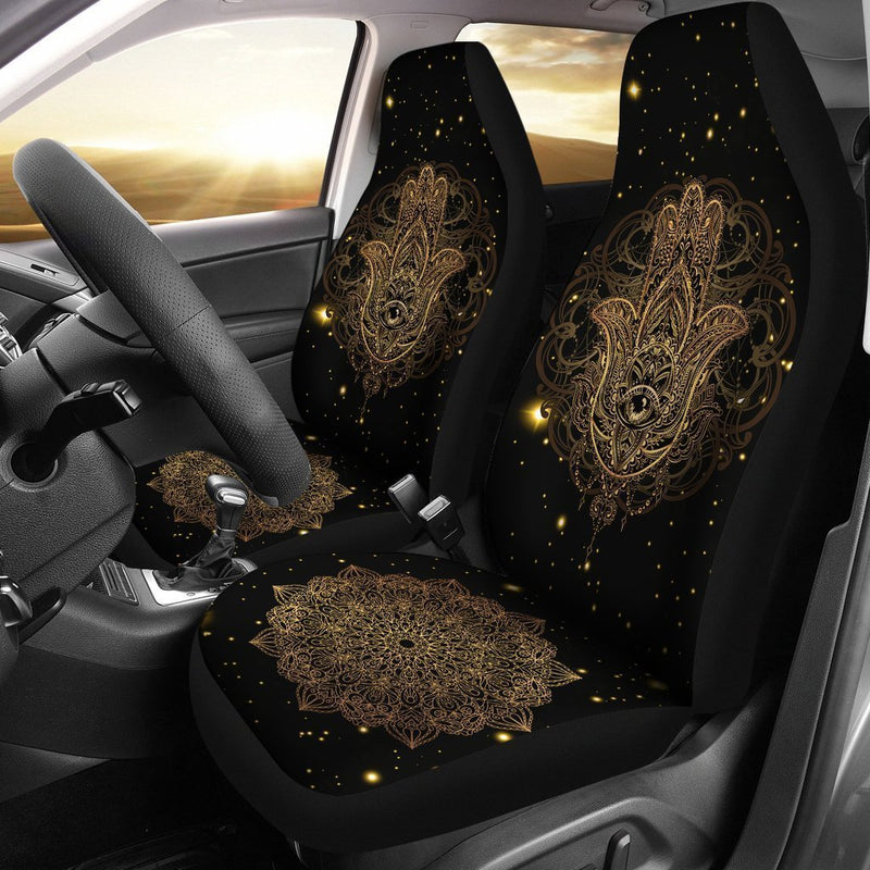 Meaningful Protection Of Hamsa Hand Car Seat Covers (Set Of 2)