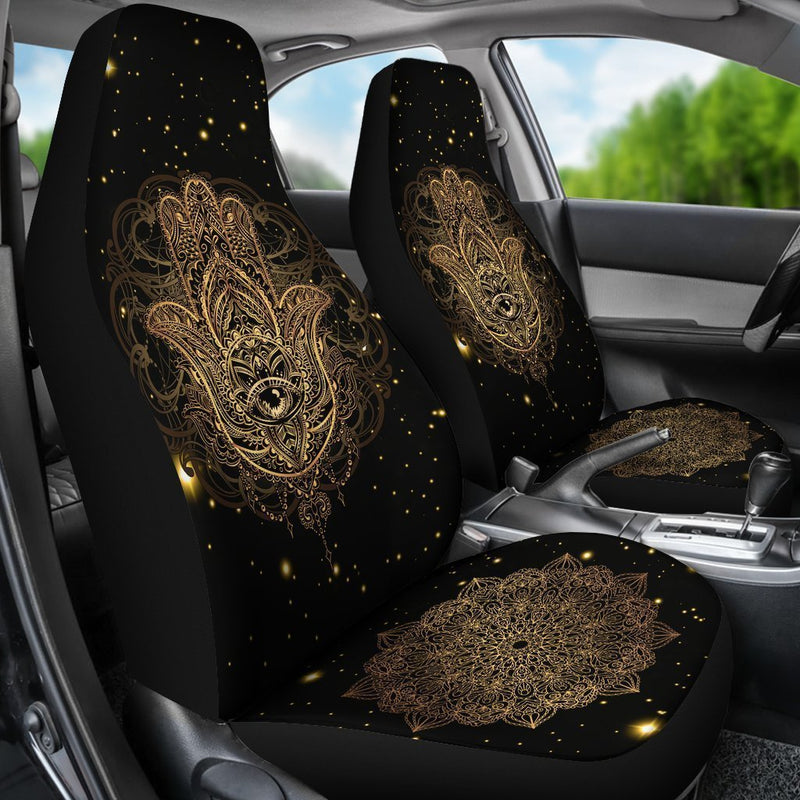 Meaningful Protection Of Hamsa Hand Car Seat Covers (Set Of 2)