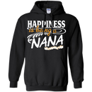 Happiness Is Being A Nana Funny T-shirts CustomCat