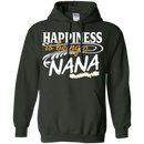 Happiness Is Being A Nana Funny T-shirts CustomCat