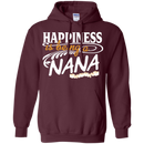 Happiness Is Being A Nana Funny T-shirts CustomCat