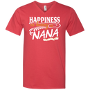 Happiness Is Being A Nana Funny T-shirts CustomCat