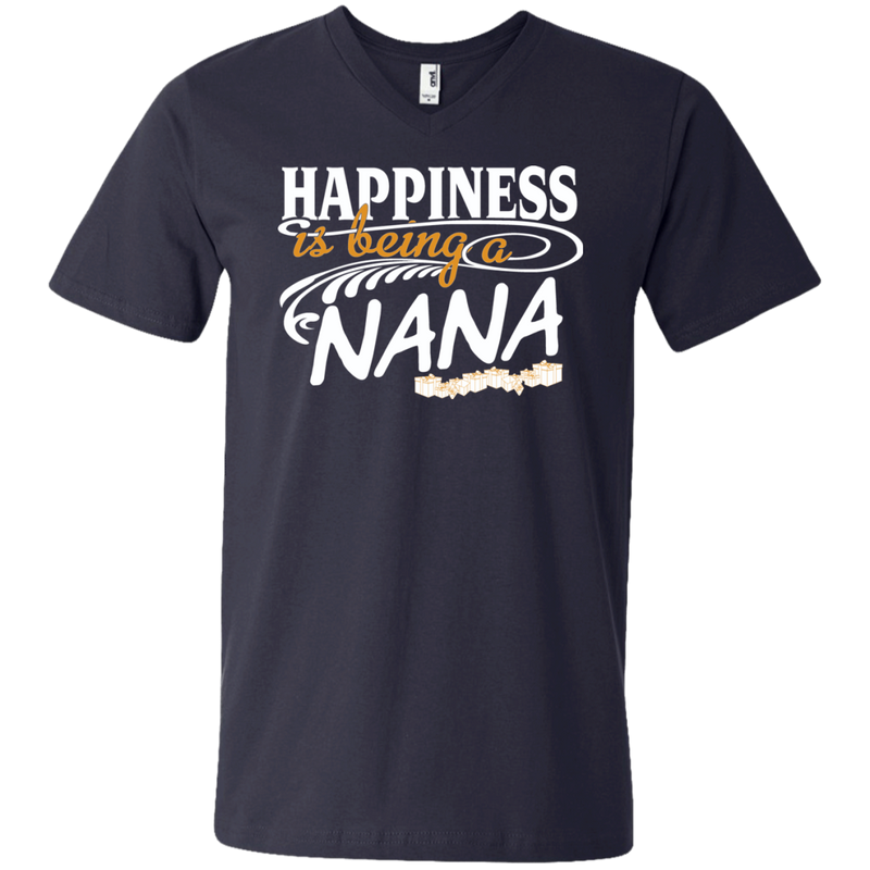 Happiness Is Being A Nana Funny T-shirts CustomCat