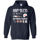 Happiness Is Being A Retired Nurse Tshirts CustomCat