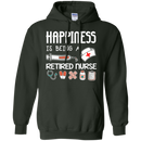 Happiness Is Being A Retired Nurse Tshirts CustomCat