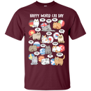 Happy world cat day T-shirts CustomCat