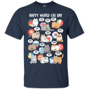 Happy world cat day T-shirts CustomCat