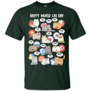 Happy world cat day T-shirts CustomCat