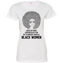 Hated by Many Suppoted By Few But Stronger Than All Black Women T-shirts CustomCat