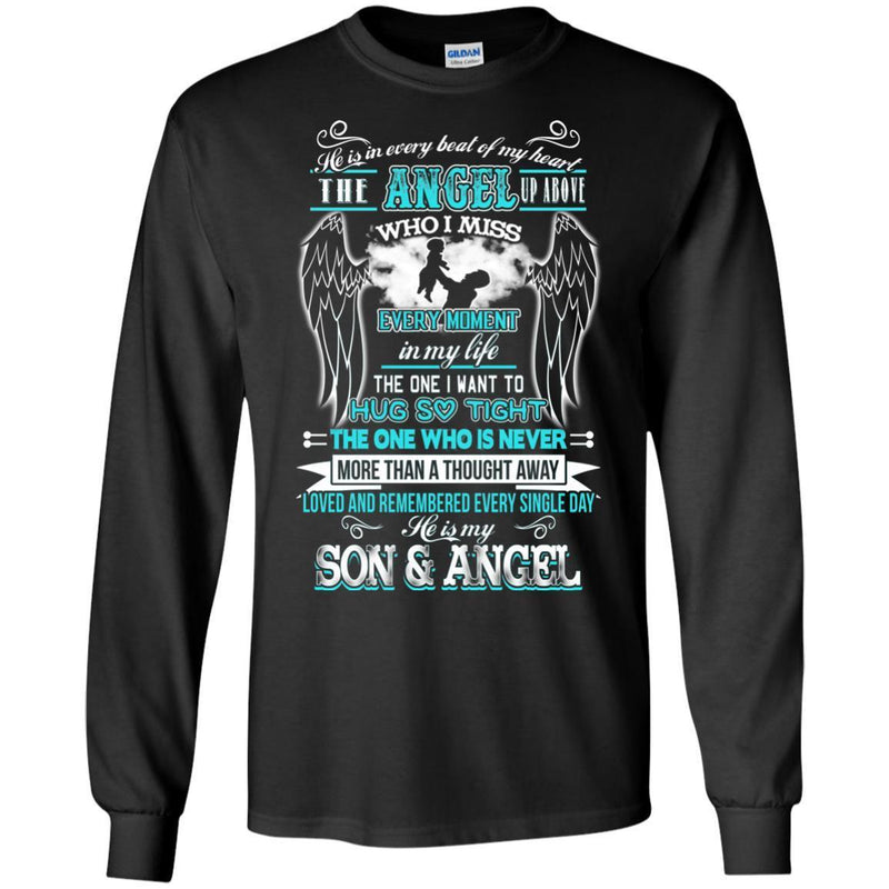 He Is My Son and Angel T-shirts CustomCat