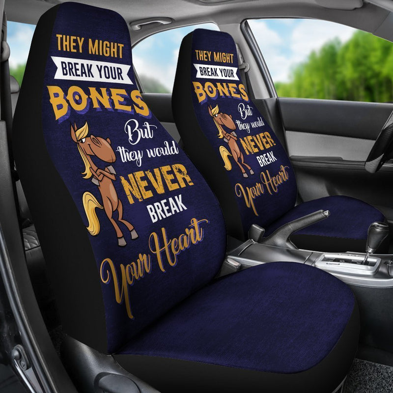 Hilarious Quotes Of Horse Car Seat Covers (Set Of 2)