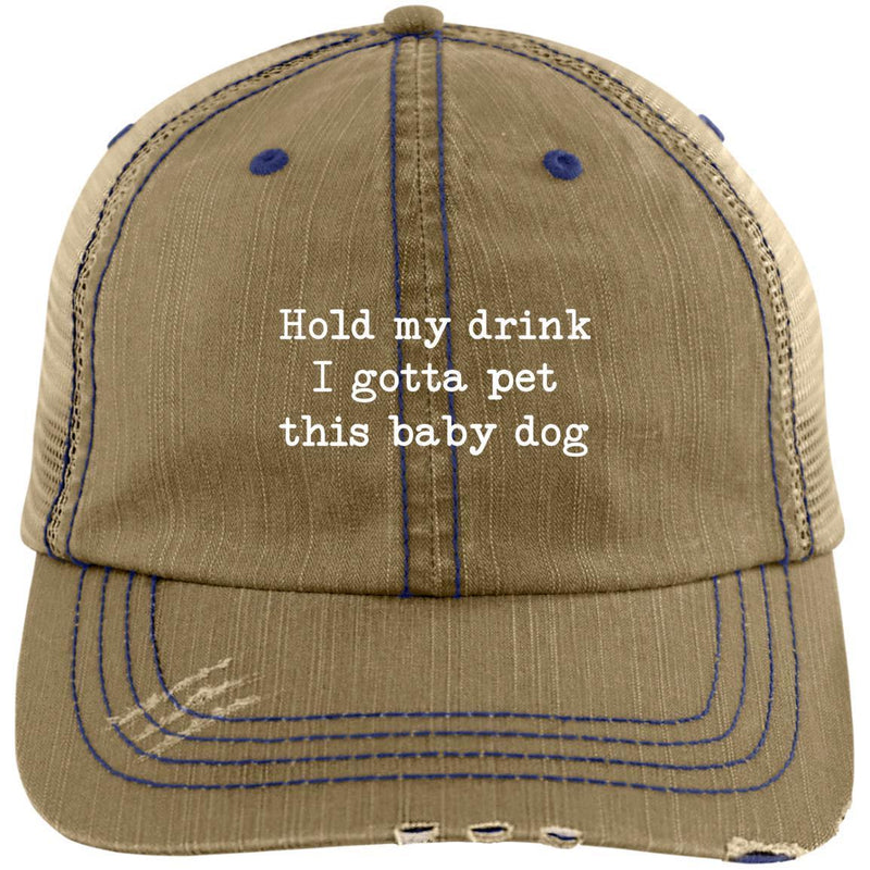 Hold My Drink I Gotta Pet This Baby Dog CustomCat