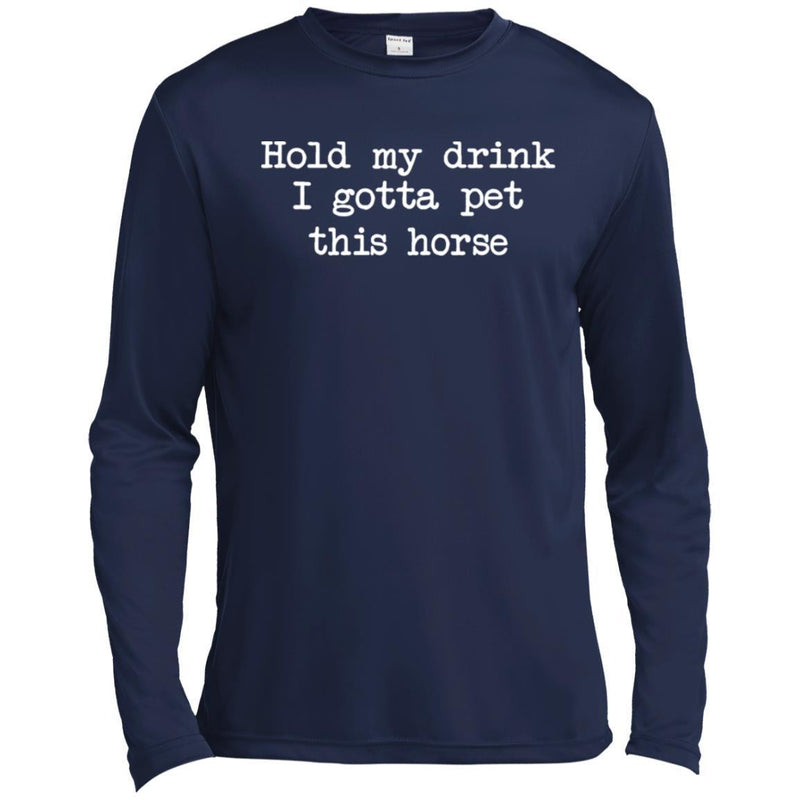 Hold My Drink I Gotta Pet This Horse CustomCat