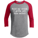 Hold My Drink I Gotta Pet This Rabbit CustomCat