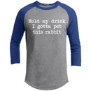 Hold My Drink I Gotta Pet This Rabbit CustomCat