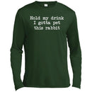 Hold My Drink I Gotta Pet This Rabbit CustomCat