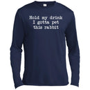 Hold My Drink I Gotta Pet This Rabbit CustomCat