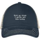 Hold My Drink I Gotta Pet This Turkey CustomCat