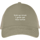 Hold My Drink I Gotta Pet This Turtle CustomCat