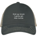 Hold My Drink I Gotta Pet This Turtle CustomCat