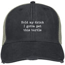 Hold My Drink I Gotta Pet This Turtle CustomCat