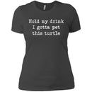 Hold My Drink I Gotta Pet This Turtle CustomCat