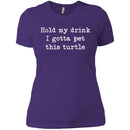 Hold My Drink I Gotta Pet This Turtle CustomCat