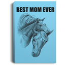 Horse Canvas - Best Mom Ever Gifts For Mother's Day Canvas Wall Art Decor Horses - CANPO75 - CustomCat