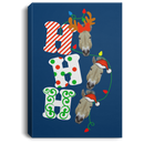 Horse Canvas - Ho Ho Ho Christmas Horse Canvas Wall Art Decor Horses - CANPO75 - CustomCat