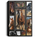 Horse Canvas - Horses 3D Canvas Wall Art Decor Horses - CANPO75 - CustomCat