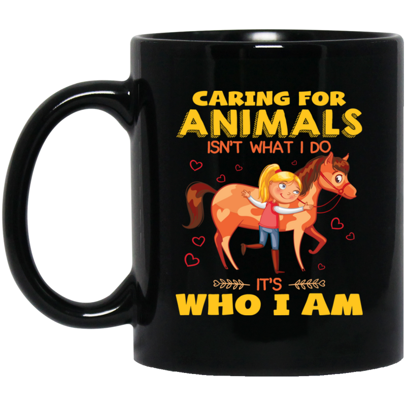 Horse Coffee Mug Born To Be Stay At Home Horse Mom Forced To Go To Work 11oz - 15oz White Mug CustomCat