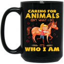 Horse Coffee Mug Born To Be Stay At Home Horse Mom Forced To Go To Work 11oz - 15oz White Mug CustomCat