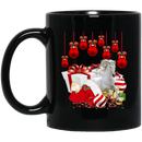 Horse Coffee Mug Christmas Horse 11oz - 15oz Black Mug CustomCat