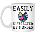 Horse Coffee Mug Donkeys And Beer Make Me Feel Less Murdery 11oz - 15oz Black Mug CustomCat