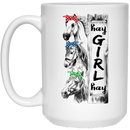 Horse Coffee Mug Hay Girl Hay Hippie 11oz - 15oz White Mug CustomCat