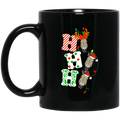 Horse Coffee Mug Ho Ho Ho Christmas Horse 11oz - 15oz Black Mug CustomCat
