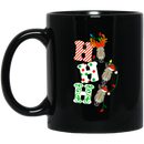 Horse Coffee Mug Ho Ho Ho Christmas Horse 11oz - 15oz Black Mug CustomCat