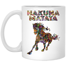 Horse Coffee Mug Horse Hakuna Matata 11oz - 15oz White Mug CustomCat