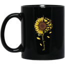 Horse Coffee Mug Horse You Are My Sunshine Sunflower 11oz - 15oz Black Mug CustomCat